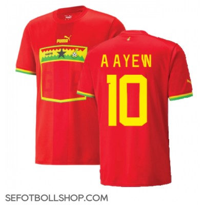Billiga Ghana Andre Ayew #10 Borta fotbollskläder VM 2022 Kortärmad